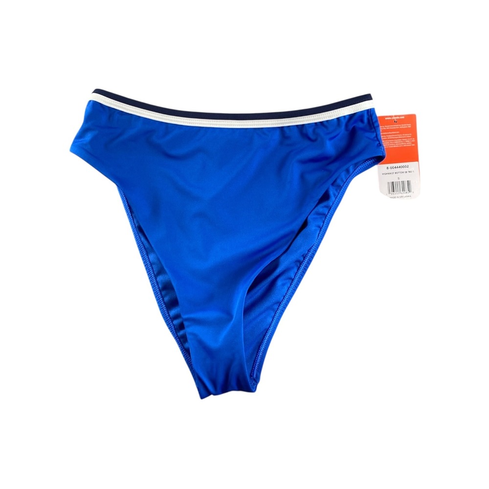 NWT Speedo Highwaist Bottom 08 TBD1‎ Royal Blue Size S Bikini Swimsuit